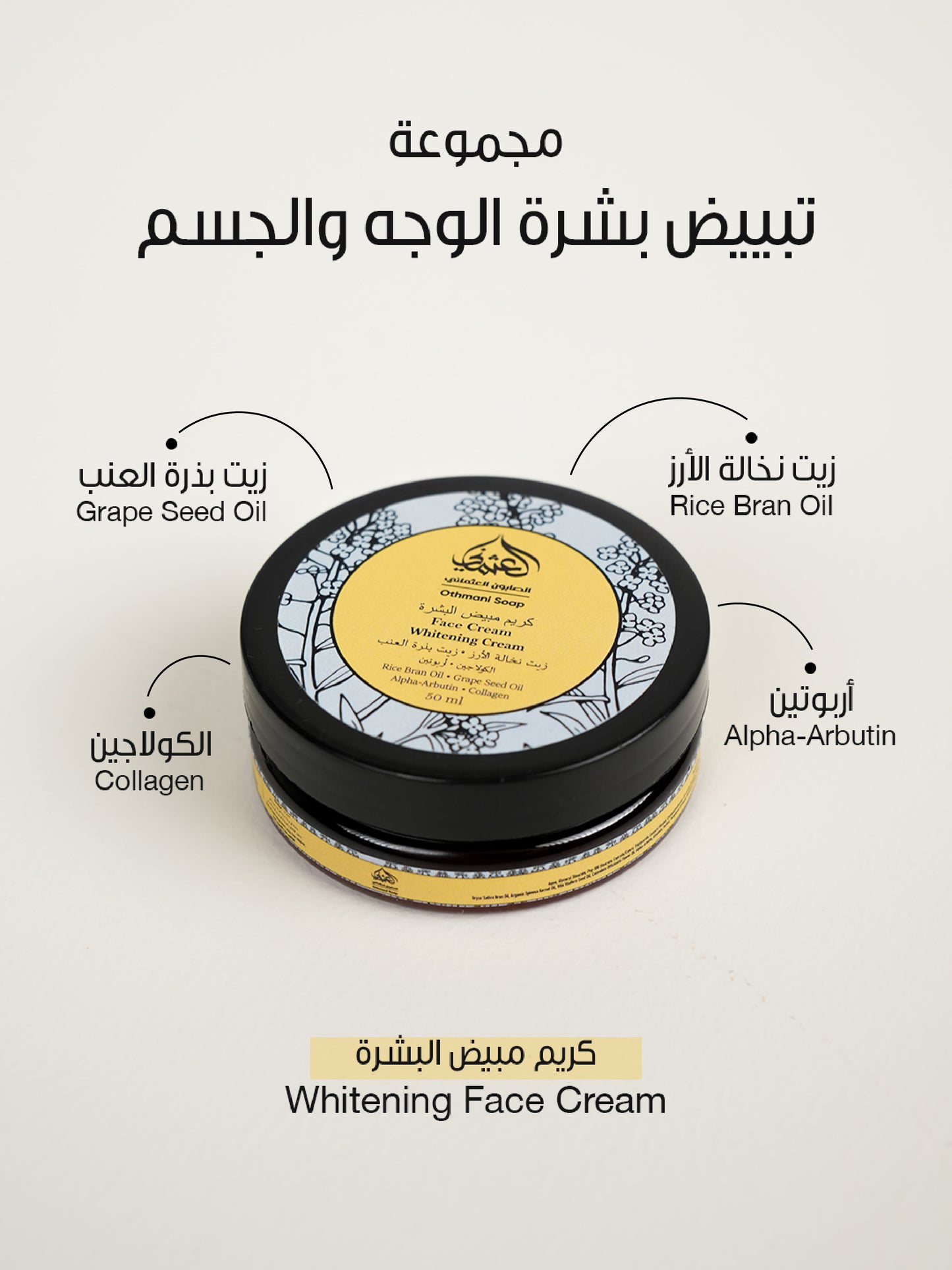 مجموعة تبييض بشرة الوجه والجسم (Mini)