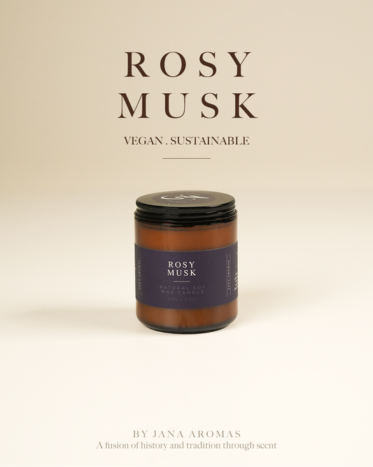 Rosy Musk Scented Candle