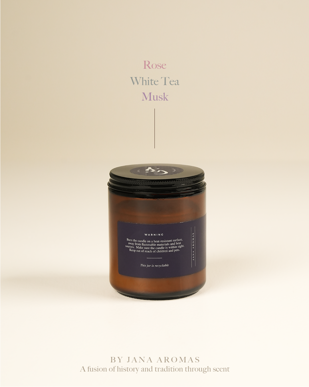 Rosy Musk Scented Candle
