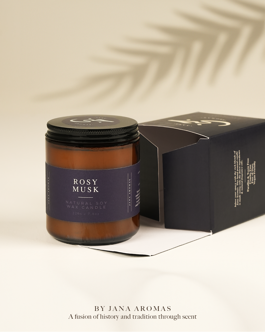 Rosy Musk Scented Candle