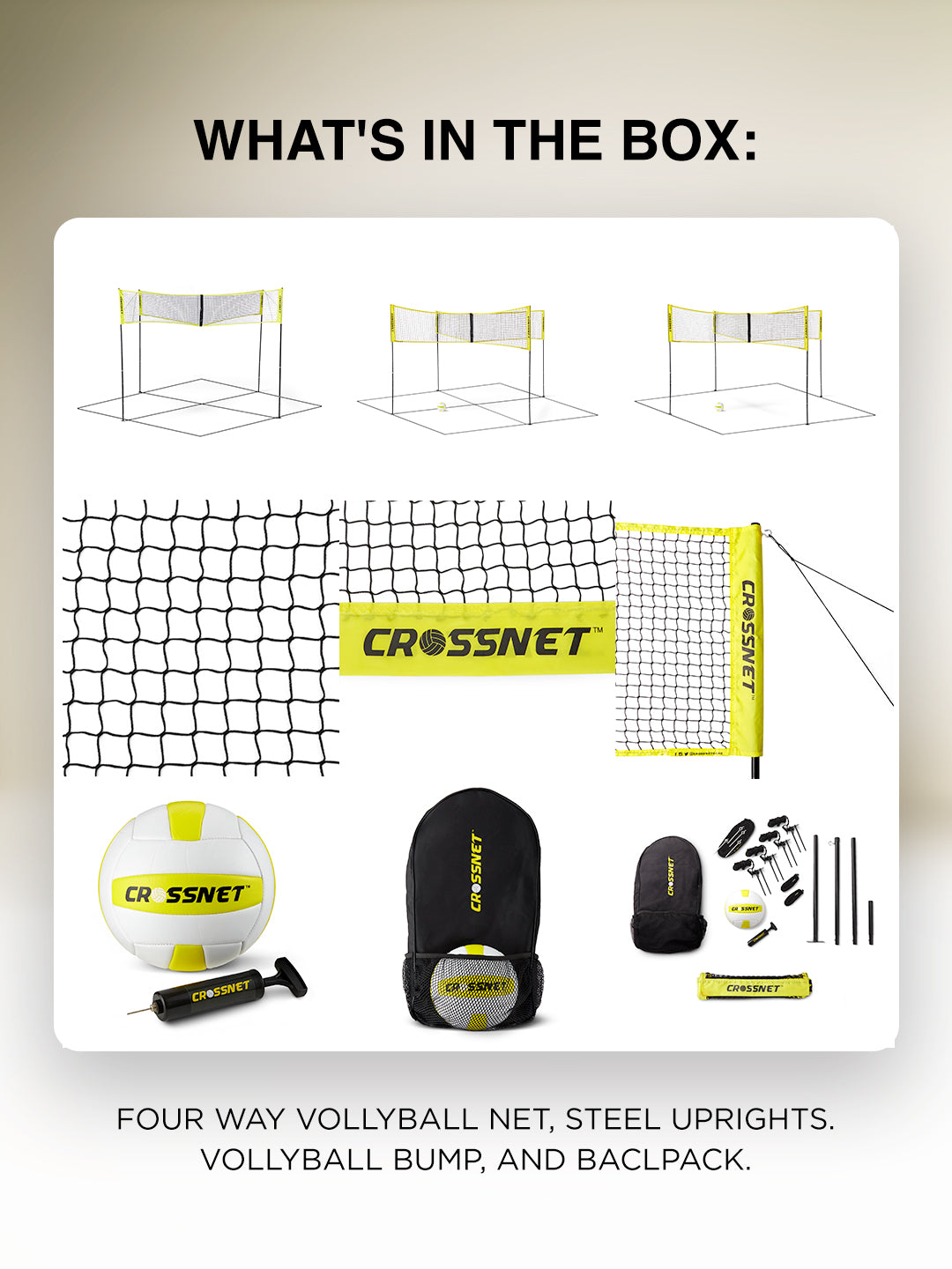 Crossnet Volleyball Kit