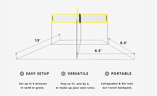 Crossnet Volleyball Kit